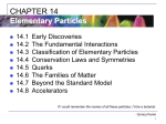 CHAPTER 14: Elementary Particles