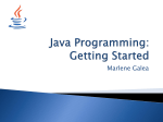 Getting Java on Your Computer