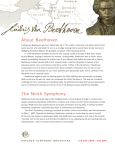 About Beethoven The Ninth Symphony