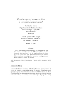 When is a group homomorphism a covering homomorphism?