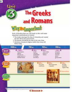 Chapter 7: The Ancient Greeks