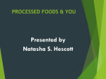 Processed Foods And You - HescottWellness.com Hescott Wellness