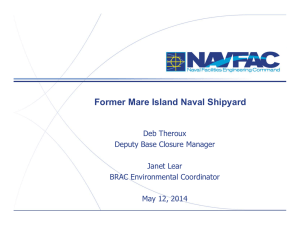 Former Mare Island Naval Shipyard