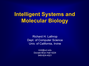 Intelligent Systems and Molecular Biology-short-version-ics