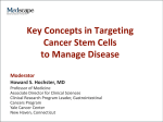 Key Concepts in Targeting Cancer Stem Cells to