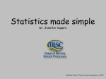 Statistics made simple