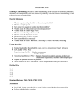 Worksheet #2 Theoretical Probability