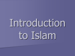 Introduction to Islam - Mrs. Julia Jane Winslow