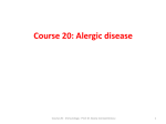 Course 20: Alergic disease
