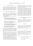 Introduction to Physical Chemistry – Lecture 7