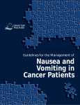 Nausea and Vomiting QRV - Cancer Care Nova Scotia