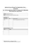 National Cancer Drugs Fund Application Form