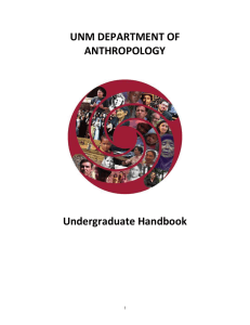 Handbook - UNM Anthropology
