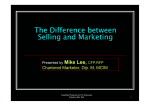 The Difference between Selling and Marketing