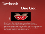 One God tawheed