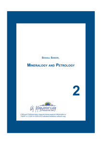 Mineralogy and Petrology :: 2. Formation of minerals (and rocks)