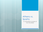 Athens vs. Sparta - History Connections