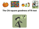 Chi-square goodness of fit tests