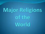 Major Religions of the World