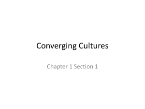 Converging Cultures