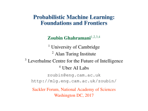 Probabilistic Machine Learning: Foundations and Frontiers