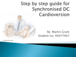 Step by step guide for Synchronised DC Cardioversion