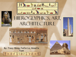 HIEROGLYPHICS, ART, ARCHITECTURE