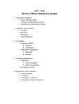 Review of Basic Statistical Concepts