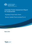 Australian public assessment for Enzalutamide