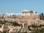 The Rise of Greek City-States