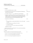 Predicate Logic Review