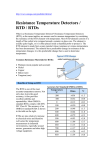 Resistance Temperature Detectors / RTD / RTDs