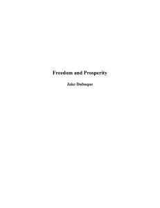 Measuring the Relationship between Freedom and Prosperity