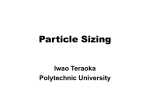 Particle Sizing