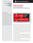 Ultra Low Power Meets Energy Harvesting