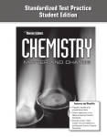 Chemistry Standardized Test Practice: Student Edition