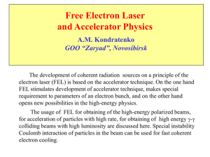 FEL and Accelerator Physics