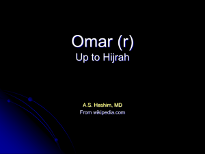 Omar up to Hijrah - Islamicbooks.info