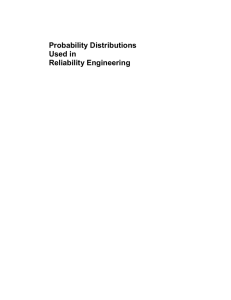 Textbook: Probability Distributions Used in Reliability Engineering