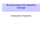 Introduction to Assembly