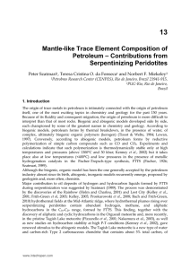 Mantle-like Trace Element Composition of Petroleum