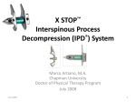 X STOPPK™ Interspinous Process Decompression