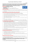 Drug Information Sheet("Kusuri-no-Shiori") Internal Revised: 09