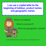 I can use a capital letter for the beginning of