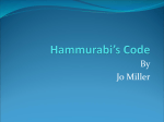 Hammurabi`s Code