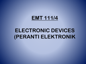 Electronic Devices WHAT IS ELECTRONIC DEVICES
