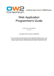 Web Application Programmer`s Guide - JOnAS