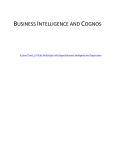 Business Intelligence and Cognos