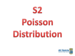 S2 Poisson Distribution
