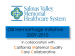 OB Hemorrhage Initiative